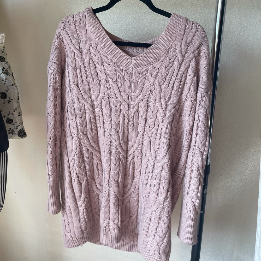 Knitted Long Sleeve Sweater Dress